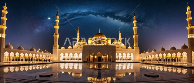 التصميمات والديكورات المتميزة للمآذن والقبب المضيئة ليلا، النمو والتقدم العمراني على الطراز الاسلامي لبناء المساجد في المملكة العربية السعودية, نداء المسلمين لأداء الفرائض والصلوات والتقرب إلى الله، المعالم والأماكن الدينية المقدسة