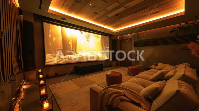 ديكورات داخليه متميزة لغرف الجلوس مع أضواء نيون مختلفة, غرفة معيشة بتصاميم حديثه، أثاث منزلي راقي، تصميمات عصرية فاخرة، شقق وفلل سكنية, فنادق ومنتجعات فاخره، إعداد مسرح منزلي مريح