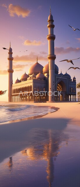  بناء المساجد المطلة على البحر في المملكة العربية السعودية, أدء العبادات والفرائض والتقرب إلى الله تعالى, المآّذن والقبب المبنية على الطراز العربي الاسلامي العريق, معالم وأماكن اسلامية مقدسة, مقصد المسلمين من شتى أنحاء العالم, الفن الهندسي المعماري السعودي