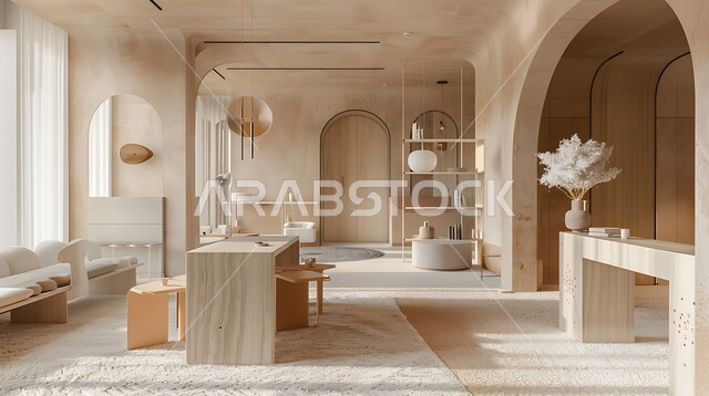 غرفة مكتبية بتصاميم عصرية حديثة، ديكورات داخلية على الطراز الحديث،  أثاث مكتبي راقي و فاخر، ديكور المكاتب في المملكة العربية السعودية