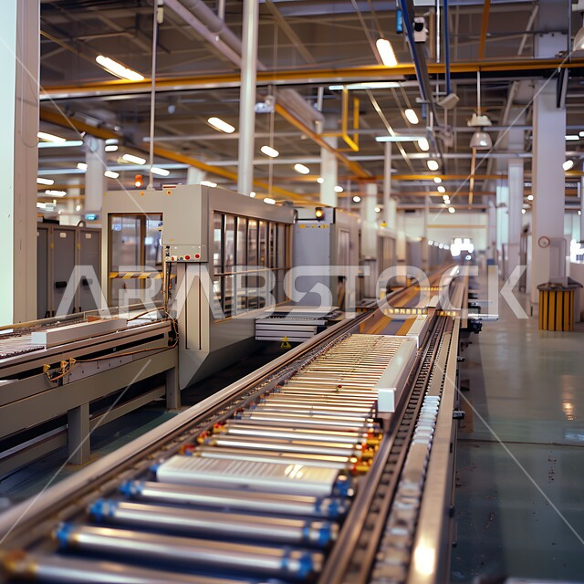 الاعتماد على التشغيلات الآلية في معامل ومصانع المملكة العربية السعودية،  خط إنتاج منظم في أحد المصانع السعودية,مهن ووظائف واعمال، جودة الصناعات في المملكة