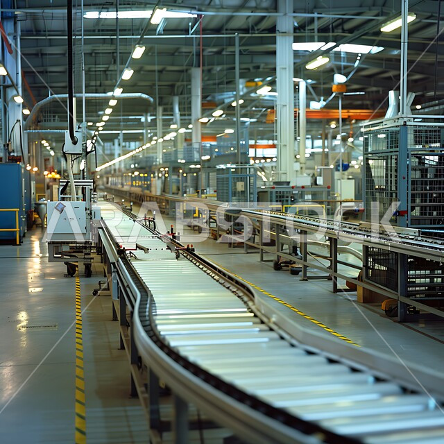 الاعتماد على التشغيلات الآلية في معامل ومصانع المملكة العربية السعودية،  خط إنتاج منظم في أحد المصانع السعودية,مهن ووظائف واعمال، جودة الصناعات في المملكة