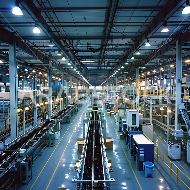 الاعتماد على التشغيلات الآلية في معامل ومصانع المملكة العربية السعودية،  خط إنتاج منظم في أحد المصانع السعودية,مهن ووظائف واعمال، جودة الصناعات في المملكة