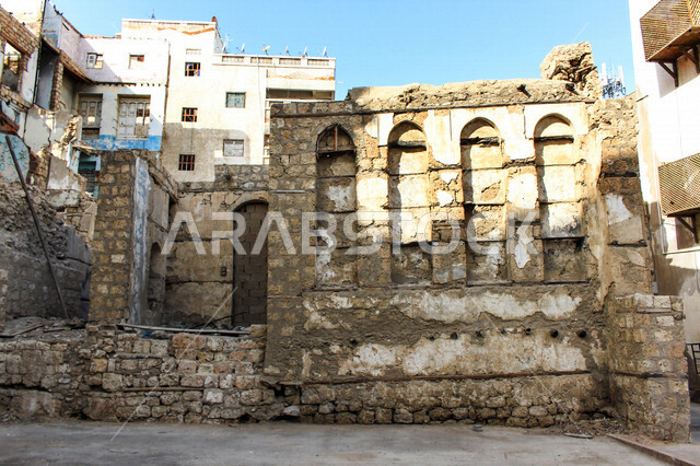 مدينة التراث العالمي لليونسكو في البلد التاريخية الأثري في مدينة جدة بالمملكة العربية السعودية ، المدينة التاريخية في جدة بتصميم معماري عربي وإسلامي قديم ، السياحة بالسعودية ، عمارة تاريخية بجدة