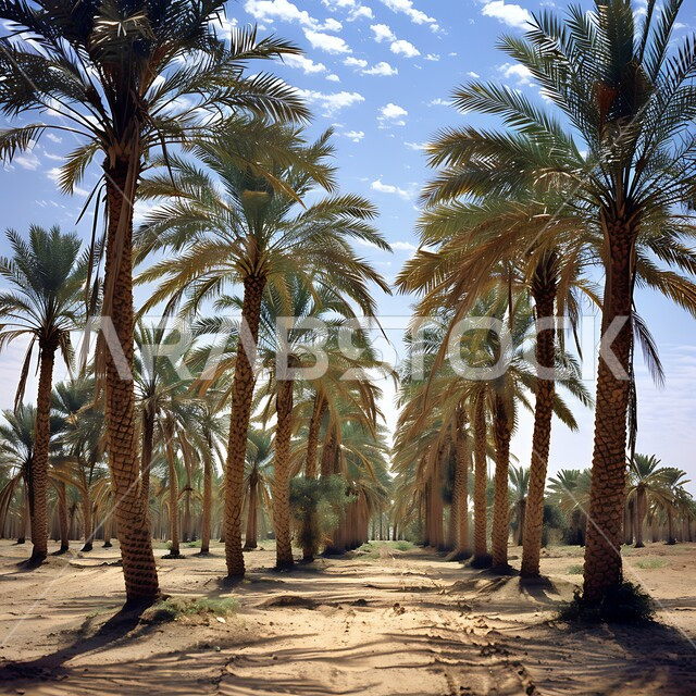 موسم الحصاد وجني التمور، المناظر الطبيعية المتميزة في المملكة العربية السعودية وقت النهار، الاراضي الزراعية والحقول والمزراع في المناطق الصحراوية, محمية طبيعية لزراعة أشجار النخيل, منتجات ومحاصيل محلية وطنية