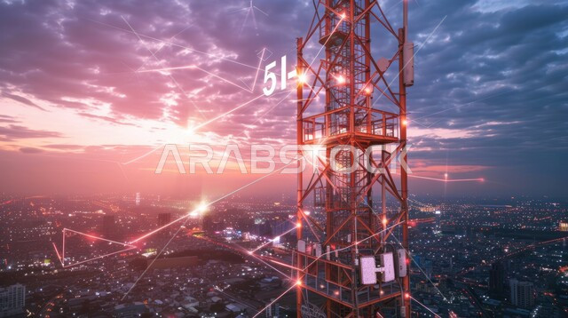 قطاع تكنولوجيا المعلومات المتقدمة، اختصار الجيل الخامس للشبكات بتقنية لهولوجرام، تطوير البنية التحتية الرقمية، انشاء المدن الحديثة باستخدام التقنيات المتطورة، رؤية سعودية مستقبلية 2030، شبكة الاتصالات الكبيرة ومفهوم المدينة الذكية