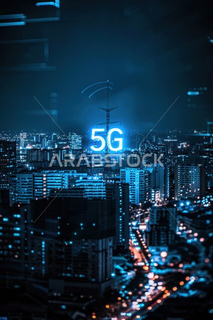 قطاع تكنولوجيا المعلومات المتقدمة، شبكة الاتصالات الكبيرة ومفهوم المدينة الذكية، اختصار الجيل الخامس للشبكات بتقنية لهولوجرام، تطوير البنية التحتية الرقمية، انشاء المدن الحديثة باستخدام التقنيات المتطورة، رؤية سعودية مستقبلية 2030