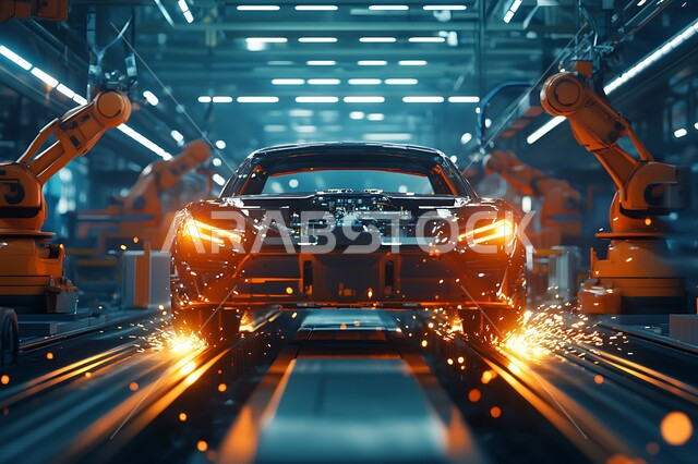  دمج التكنولوجيا والتقنيات الحديثة في مجال الميكانيك، استخدام روبوتات متطورة في تصنيع السيارات والمركبات, التشغيل الآلي لخطوط الانتاج في معامل ومصانع المملكة, تحقيق الثورة الصناعية، رؤية سعودية مستقبلية 2030، الاعتماد على أذرع الآلات في عمليات الإصلاح واللحام