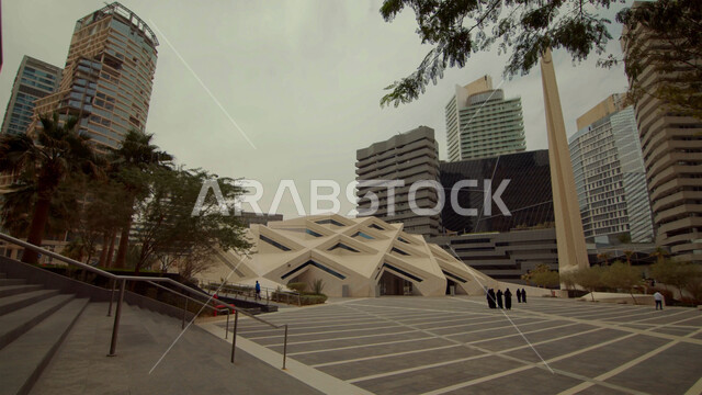  جامع مركز الملك عبدالله المالي ( كافد ) في الرياض بالمملكة العربية السعودية، معالم الرياض المشهورة، الفن الهندسي المعماري، العبادة والتقرب الى الله، السياحة في السعودية