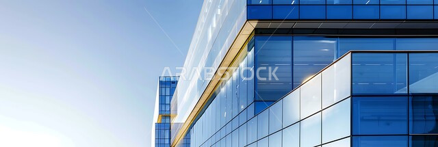 Saudi Vision 2030, Architectural engineering art and advanced design for offices in the Kingdom of Saudi Arabia, Modern and distinctive exterior decorations and designs in the modern style, Huge glass facades, Urban growth and progress in the city of Riyadh, Attracting visitors and tourists from all over the world