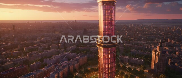 الفن الهندسي المعماري للأبراج وناطحات السحاب، بناء مستقبل حضاري ومتطور، أماكن ومعالم سياحية مشهورة، منظر تخيلي مستقبلي للتقدم و النمو العمراني, المباني والمنشآت التجارية الشاهقة في المملكة العربية السعودية, رؤية سعودية مستقبلية 2030
