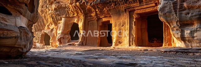 النحت الصخري في المناطق الصحراوية، التكوينات والتشكيلات الصخرية لمدائن صالح في محافظة العلا في المملكة العربية السعودية، أماكن استقطاب السياح من شتى أنحاء العالم، الحضارة والآثار التاريخية القديمة, معالم سياحية طبيعية مشهورة، الحفاظ على ثقافة وتاريخ الأجداد