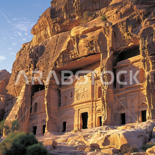 أماكن استقطاب السياح من شتى أنحاء العالم, الحضارة والآثار التاريخية القديمة, معالم سياحية طبيعية مشهورة، الحفاظ على ثقافة وتاريخ الأجداد، النحت الصخري في المناطق الصحراوية، التكوينات والتشكيلات الصخرية لمدائن صالح في محافظة العلا في المملكة العربية السعودية