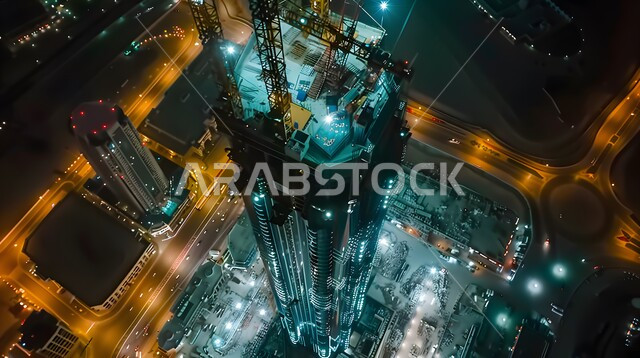  التقدم والتوسع العمراني في المملكة العربية السعودية، الفن الهندسي المعماري للمباني والمنشآت السكنية والتجارية، منظر للأبراج وناطحات السحاب, أماكن و معالم سياحية مشهورة, رؤية مستقبلية سعودية 2030