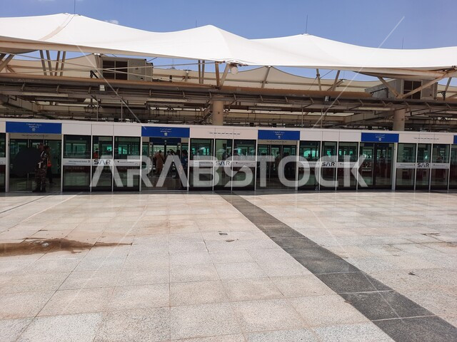 A high-speed electric line linking Mecca and Medina, the ability to move from one area to another with ease, the Haramain High Speed ​​Railway Station in the Kingdom of Saudi Arabia, a convenient means of transportation for pilgrims, the engineering art of developing and advancing means of transportation and communication