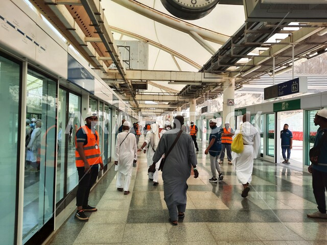 A high-speed electric line linking Mecca and Medina, the ability to move from one area to another with ease, the Haramain High Speed ​​Railway Station in the Kingdom of Saudi Arabia, a convenient means of transportation for pilgrims, the engineering art of developing and advancing means of transportation and communication