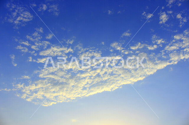 Spectacular landscapes in the sky of Saudi Arabia