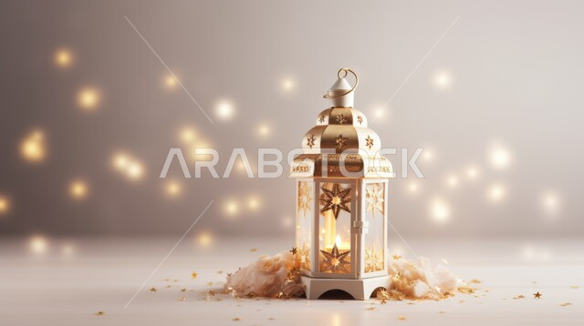 الأجواء الروحانية المتميزة، البهجة بقدوم شهر الخير، تحف و اكسسوارات مميزة للاحتفال بقدوم شهر رمضان المبارك, الاحتفال بالأعياد الدينية الإسلامية في المملكة العربية السعودية، خلفية ضبابية