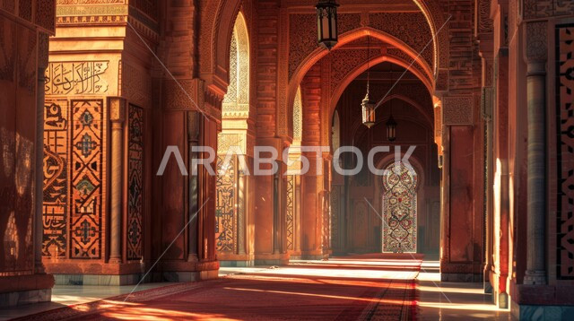 الفن الهندسي المعماري للمساجد في المملكة العربية السعودية،  أماكن دينية مقدسة،مفهوم العبادة والتقرب إلى الله، تصميمات وديكورات دينية،الزخارف والنقوش الاسلامية للأقواس والأعمدة الداخلية للجوامع