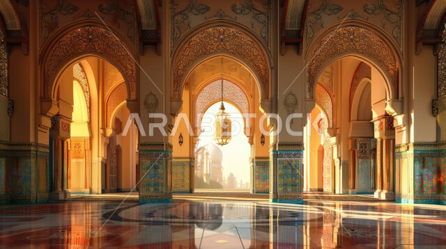 الفن الهندسي المعماري للمساجد في المملكة العربية السعودية،  أماكن دينية مقدسة، مفهوم العبادة والتقرب إلى الله، تصميمات وديكورات دينية، الزخارف والنقوش الاسلامية للأقواس والأعمدة الداخلية للجوامع