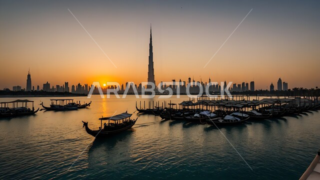 الفن الهندسي المعماري للمباني و المنشآت, الأبراج والفنادق وناطحات السحاب في دولة الامارات العربية المتحدة، النمو والتطور العمراني على ساحل الخليج العربي, أماكن ومعالم مدينة دبي السياحية المشهورة