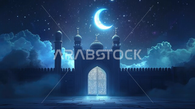 زينة وإكسسوارات رمضانية احتفالاً بقدوم الشهر الفضيل، باب خشبي  على الطراز العربي العريق, ديكورات وزخارف اسلامية, ديكورات داخلية فخمة وعصرية, الفن الهندسي الاسلامي, تصاميم أبواب مزخرفة على الطراز العربي الحديث