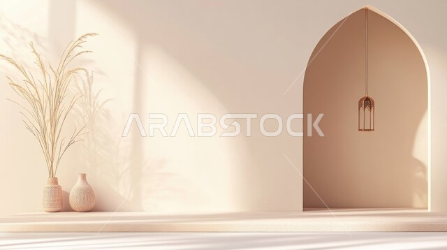 الفوانيس المعدنيه  التقليديه المعلقه ، تصاميم وديكورات اسلامية مزخرفة، إطار ثري دي بزخارف دينية, ، الديكور الداخلي على الطراز الاسلامي الحديث