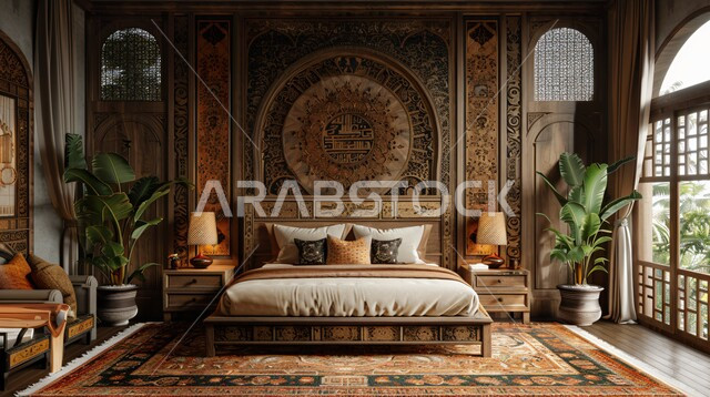 فن التصميم والديكورات المتطورة، شقق وفلل سكنية، أثاث منزلي داخلي وأنيق، فنادق ومنتجعات حديثة، فنون الهندسة المعمارية والديكور، غرفة نوم بتصاميم عصرية فاخرة, الاطلالة المتميزة على الطبيعة