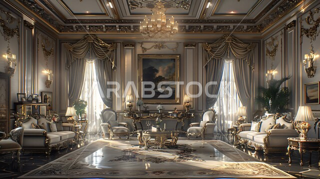 التصميم المتطور للمنشآت والمباني العصرية, قاعات استقبال بألوان راقية, الأثاث الفاخر الراقي, التصاميم الحديثة والمتطورة, الديكورات الداخلية للفنادق الفاخرة في المملكة العربية السعودية