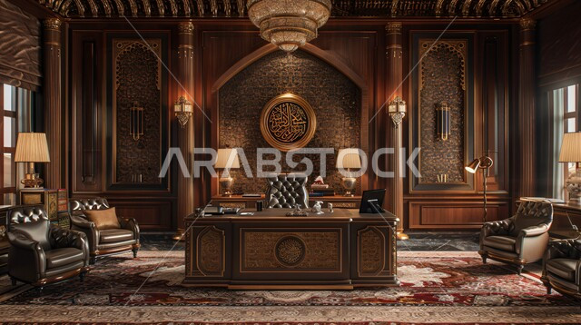 تصميم عصري لغرف مكتبية منزلية في المملكة العربية السعودية, تصميمات وديكورات داخلية أنيقة مع أثاث فخم ومريح لغرف المكاتب، هندسة معمارية متطورة، غرف للقراءة والجلوس