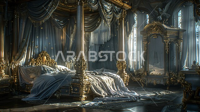 غرفة نوم بتصاميم عصرية فاخرة, فن التصميم والديكورات المتطورة، شقق وفلل سكنية، أثاث منزلي داخلي وأنيق، فنادق ومنتجعات حديثة، فنون الهندسة المعمارية والديكور