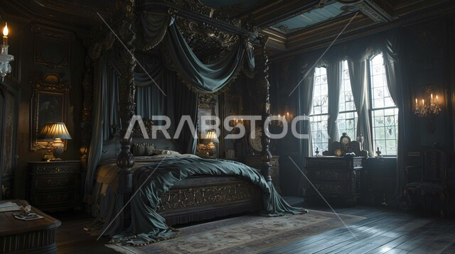 غرفة نوم بتصاميم عصرية فاخرة, فن التصميم والديكورات المتطورة، شقق وفلل سكنية، أثاث منزلي داخلي وأنيق، فنادق ومنتجعات حديثة، فنون الهندسة المعمارية والديكور