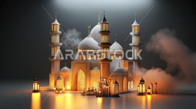 الأجواء الروحانية الرمضانية ،الديكورات والتصاميم الهندسية المميزة في رمضان المبارك ،أنوار وزينة الأعياد والمناسبات الدينية ،الفوانيس المعدنية المضيئة في وقت الليل ،إكسسوارات وتحف شهر المغفرة ،مجسمات لمآذن وقبب المساجد الإسلامية ،قدوم شهر الخير