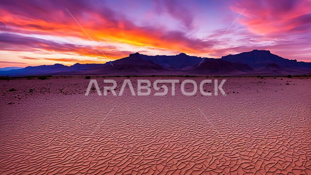 البيئة الرملية وقت غروب الشمس وسط الصحاري، الرمال الذهبية الناعمة والكثبان في صحراء المملكة العربية السعودية, القمم والمرتفعات في المناطق الطبيعية الصحراوية، خلفية الطبيعه