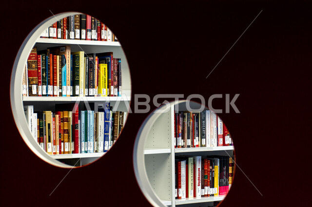 مكان للقراء ومحبي العلم والمعرفة، التنظيم والترتيب لرفوف الكتب في مكتبة محمد بن راشد الثرية بالمجلاات والمعاجم في امارة دبي، صرح معرفي مميز ومعلم ثقافي مشهور، منارة للثقافة والفكر، الفن الهندسي المعماري للمكتبات والمتاحف والمعارض في الامارات العربية المتحدة