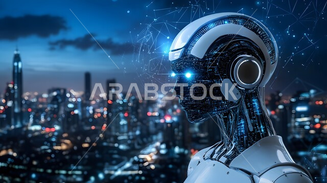 التطور التكنولوجي على كوكب الأرض، استبدال القوة العاملة البشرية بالروبوتات، رؤية مستقبلية سعودية 2030، رجل آلي متطور ذكي, تحقيق الثورة الصناعية، الابتكار والعلوم وتكنولوجيا الذكاء الاصطناعي