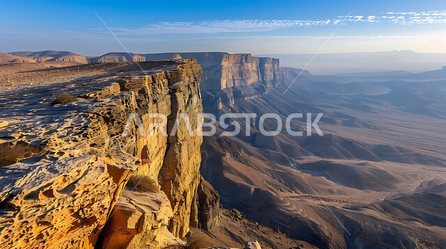مناطق السياحة وقضاء الوقت الممتع, أماكن الرحلات والمغامرات السياحية في الصحاري السعودية , التضاريس في القمم والمرتفعات الجبلية, التكوينات والتشكيلات الصخرية في المناطق الصحراوية,  منظر السماء المليئة بالغيوم والسحب البيضاء