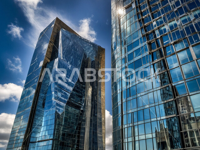 منظر تخيلي مستقبلي للتقدم و النمو العمراني, المباني والمنشآت التجارية في المملكة العربية السعودية، رؤية سعودية مستقبلية 2030، الفن الهندسي المعماري للأبراج وناطحات السحاب، بناء مستقبل حضاري ومتطور، أماكن ومعالم سياحية مشهورة