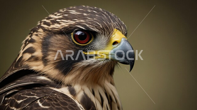 رمز القوة والتحدي وحدة البصر، ترويض وتدريب الطيور الجارحة والمفترسة، إقامة نادي الصقور في موسم الصيد السنوي في المملكة العربية السعودية، الفخر بالتراث السعودي العريق في تربية طائر الصقر، طائر الصقر يحلق في إحدى المحميات الطبيعيه