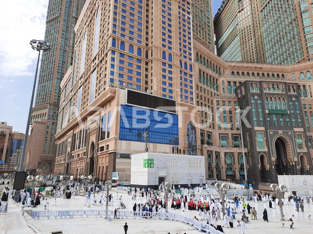 الحرم المكي الشريف، برج الساعة في مكة المكرمة بالمملكة العربية السعودية، بيت الله الحرام، أبراج الحرم المكي، أطول ساعة في العالم