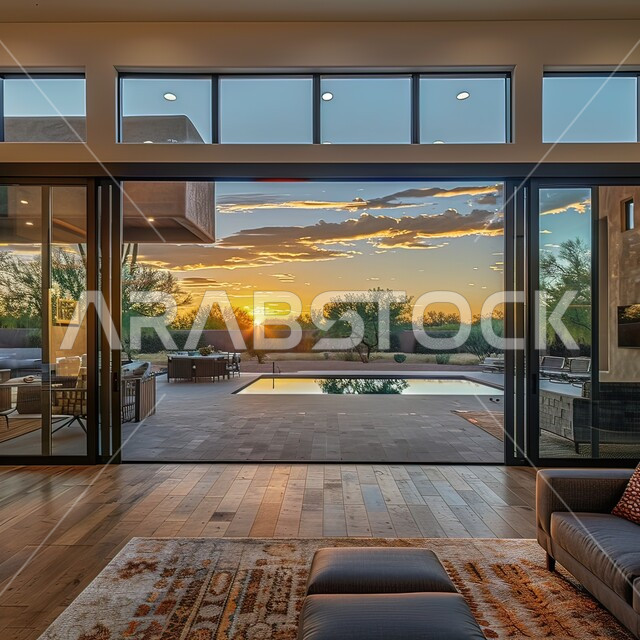 ديكورات وتصاميم داخلية عصرية متميزة على الطراز الحديث, الفن الهندسي المعماري  بواجهات زجاجية ضخمة, البناء الداخلي الحديث المتطور  للفنون الهندسية, الأبينة والغرف المعيشية في المملكة العربية السعودية، الفن الهندسي المعماري والتصاميم المميزة.