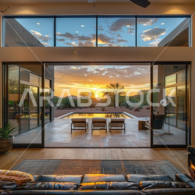 ديكورات وتصاميم داخلية عصرية متميزة على الطراز الحديث, الفن الهندسي المعماري  بواجهات زجاجية ضخمة, البناء الداخلي الحديث المتطور  للفنون الهندسية, الأبينة والغرف المعيشية في المملكة العربية السعودية، الفن الهندسي المعماري والتصاميم المميزة.