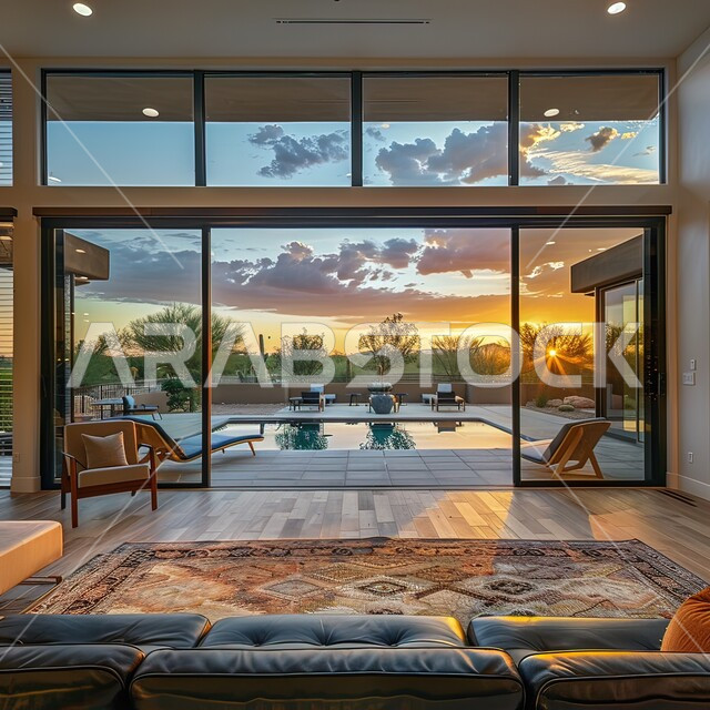 ديكورات وتصاميم داخلية عصرية متميزة على الطراز الحديث, الفن الهندسي المعماري  بواجهات زجاجية ضخمة, البناء الداخلي الحديث المتطور  للفنون الهندسية, الأبينة والغرف المعيشية في المملكة العربية السعودية، الفن الهندسي المعماري والتصاميم المميزة.