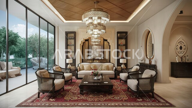 تصميم قصور فاخرة, الفن المعماري على الطراز المزخرف القديم, الفلل والشقق السكنية في المملكة العربية السعودية, الواجهات الزجاجية الكبيرة المطلة على الاشجار