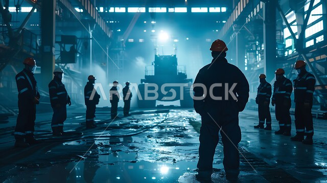 تشييد المباني والمشاريع الضخمة، مفهوم العمل الجماعي والتعاون في أداء المهام، أعمال البناء والمقاولات والتطوير العقاري، إنشاء الأساسات والهياكل للمشروعات السكنية والمصانع، ارتداء الزي الواقي للحماية