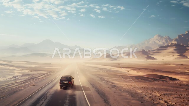 مغامرات السفاري على الكثبان الرملية، أنشطة صحراوية مميزة لجذب السياح، مغامرة شيقة على الرمال الذهبية الناعمة في صحاري المملكة العربية السعودية، قيادة السيارات الشبابية وسط الصحراء