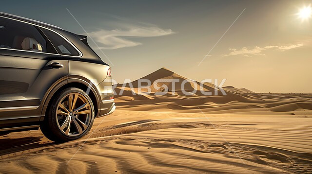 الأنشطة الترفيهية لقيادة سيارة بورش كايان رمادية في المناطق الصحراوية ،مغامرات سفاري شيقة على الرمال والتلال الذهبية الناعمة في المملكة العربية السعودية ،مفهوم الإثارة والتشويق في عالم السيارات ،الاستكشاف الحضري والتجول عبر الطبيعة