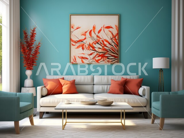 ديكورات داخليه ملونة، غرفة معيشة بتصاميم عصرية حديثه، غرفة جلوس و أثاث منزلي راقي،   تصاميم عصرية فاخرة، شقق وفلل سكنية, فنادق ومنتجعات فاخره، ديكور داخلي