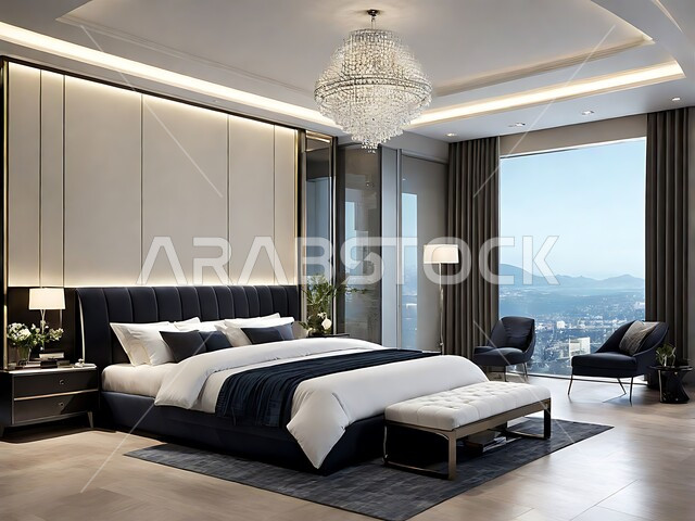 الفن الهندسي المعماري والتصميم الداخلي للمنازل والبيوت، أثاث واكسسوارات منزلية داخلية أنيقة، غرفة نوم بتصاميم عصرية حديثة, شقق وفلل سكنية فاخرة، فنادق ومنتجعات بديكورات راقية