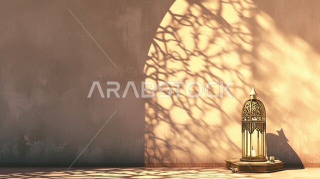 الفونيس العربية المزخرفة المضيئة، الاجواء الرمضانية الروحانية، السرور والبهجة بقدوم شهر الخير, مفهوم العبادة والطاعة والتقرب الى الله، زينة وديكورات على الطراز العربي الاسلامي للاعياد والمناسبات الدينية